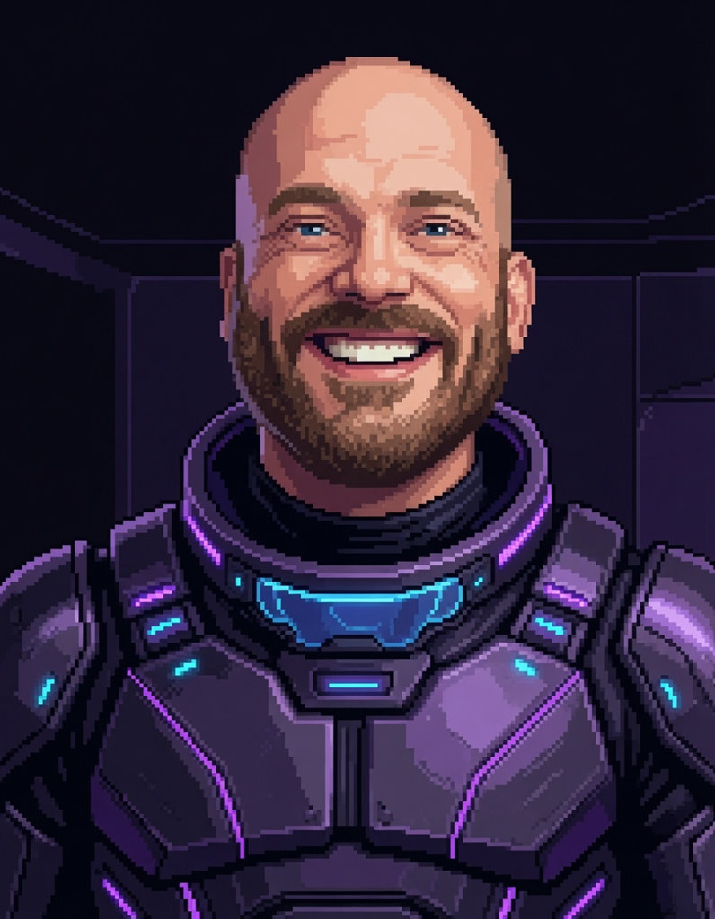 Alex Pearson — pixel art portrait